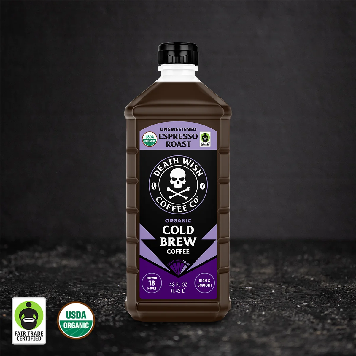 Espresso Roast. Cold Brew Coffee. Unsweetened